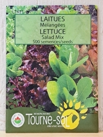 SEEDS - Lettuce Salad Mix (Tourne-sol)